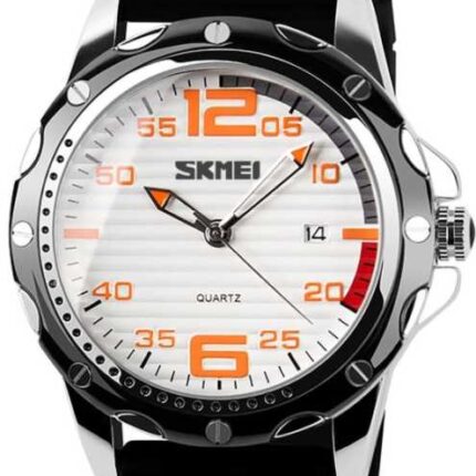 Αναλογικό ρολόι χειρός – Skmei - 0992 - 209926 - White/Orange