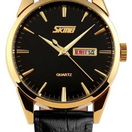 Αναλογικό ρολόι χειρός – Skmei - 9073 - Black/Gold