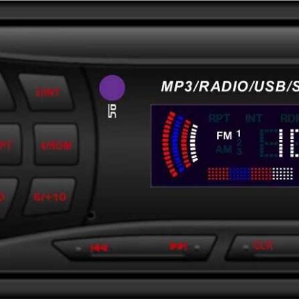 Ηχοσύστημα αυτοκινήτου 1DIN - Bluetooth - 1280 LCD - 004383