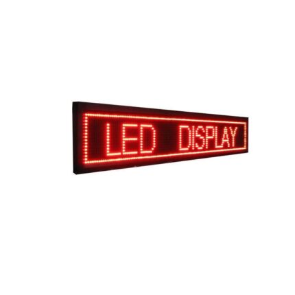 Πινακίδα LED – Μονής όψης – Κόκκινη – 167cm×23cm - IP67