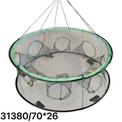 Πτυσσόμενη παγίδα ψαρέματος - Κιούρτος με 10 εισόδους - 70x26cm - 31380