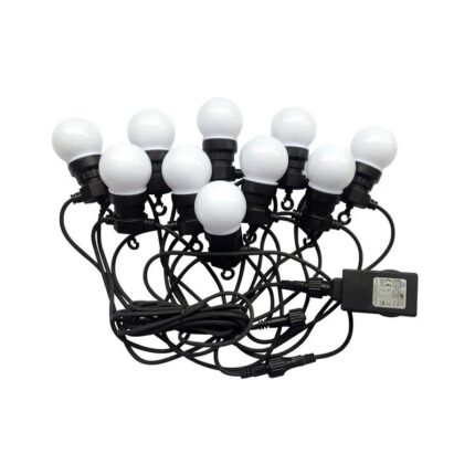 Γιρλάντα φωτισμού LED - 5m - 10pcs - Cool White - 15091