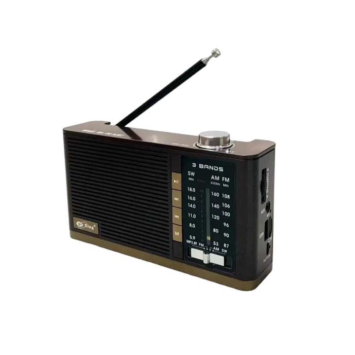 Επαναφορτιζόμενο ραδιόφωνο – PX-92BT - 000923 - Black