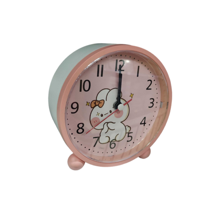 Παιδικό επιτραπέζιο ρολόι - Ξυπνητήρι - YX-OS022 - 000221 - Pink