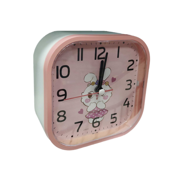 Παιδικό επιτραπέζιο ρολόι - Ξυπνητήρι - YX-OS023 - 000238 - Pink