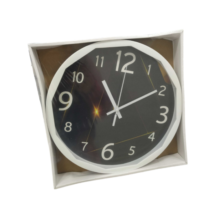 Ρολόι τοίχου - XH-B3017-5 - 30cm - 301752 - White