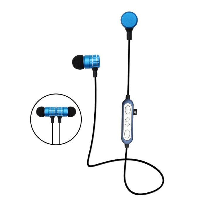Aσύρματα ακουστικά - Neckband -  K07 - 672007 - Blue