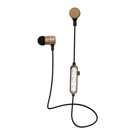 Aσύρματα ακουστικά - Neckband -  K07 - 672007 - Gold