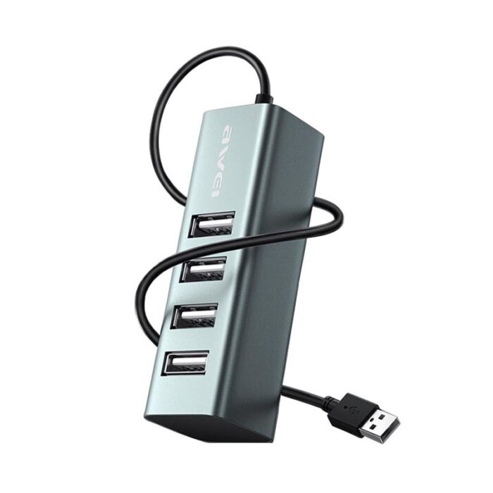 Αντάπτορας USB 2.0 Hub με 4 θύρες - CL-122 - AWEI - 888063