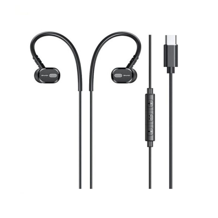 Ενσύρματα ακουστικά - Ear-Hook - Type-C - TC-6 - AWEI - 889121
