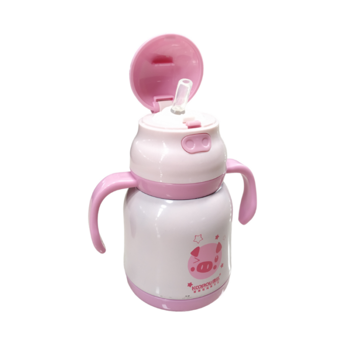 Παιδικό φορητό παγούρι-θερμός - KM19 - 300ml - 102235 - Pink
