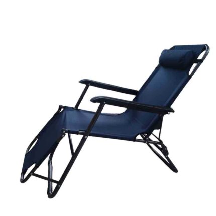 Πτυσσόμενη καρέκλα - ξαπλώστρα παραλίας - 1236 - 270942 - Blue