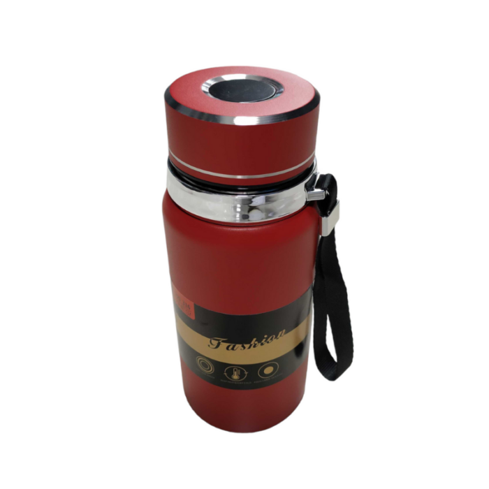 Φορητό παγούρι-θερμός με ψηφιακό θερμόμετρο - KM1032-1 - 600ml - 022125 - Red