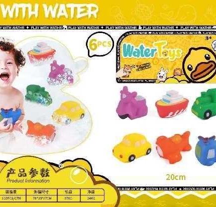 Σετ βρεφικά παιχνίδια μπάνιου - Water Toys - 6pcs - HY795-1 - 308136