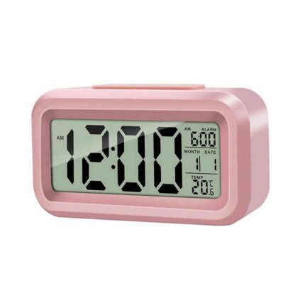 Επαναφορτιζόμενο ψηφιακό ρολόι – Ξυπνητήρι - 8031 - 080315 - Pink