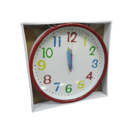 Παιδικό ρολόι τοίχου - 708 - 124016 - Red
