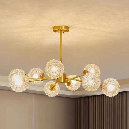 Φωτιστικό οροφής LED - 9644-9 - Gold - 431354