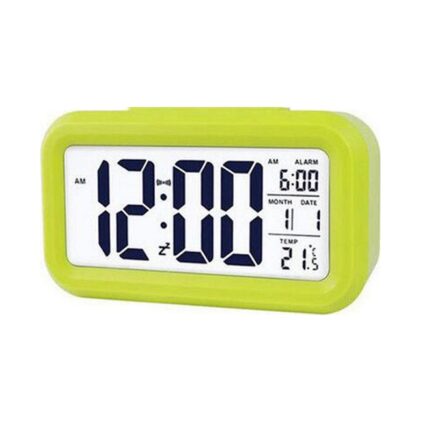 Επαναφορτιζόμενο ψηφιακό ρολόι – Ξυπνητήρι - 8031 - 080315 - Green