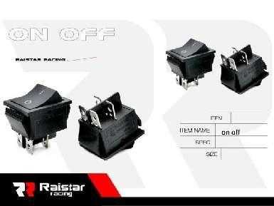 Διακόπτης οχημάτων On/Off - R-F13210A-24-1U - 180943